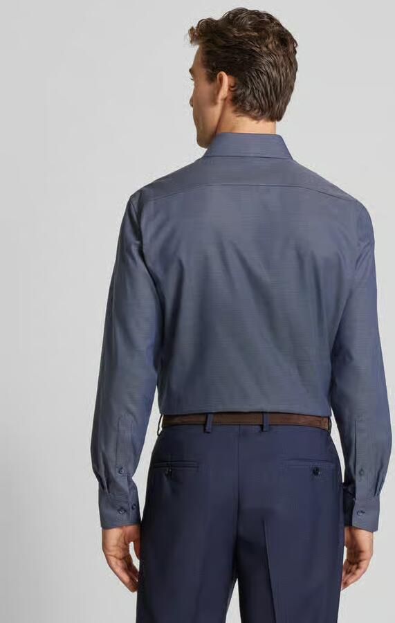 OLYMP Businessoverhemd Luxor modern fit heel fijne structuur