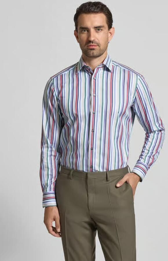 Olymp Regular fit zakelijk overhemd met kentkraag model 'New Kent' - Foto 2