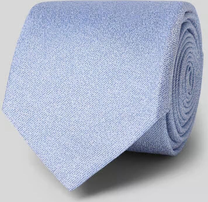 Olymp Stropdas van pure zijde met logopatch (6 5 cm)