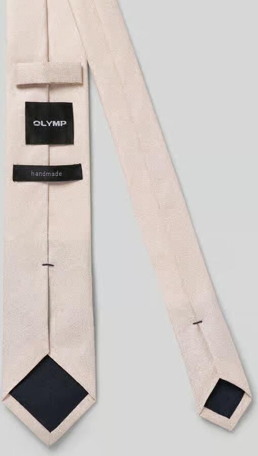 Olymp Stropdas van pure zijde met logopatch (6 5 cm) - Foto 2