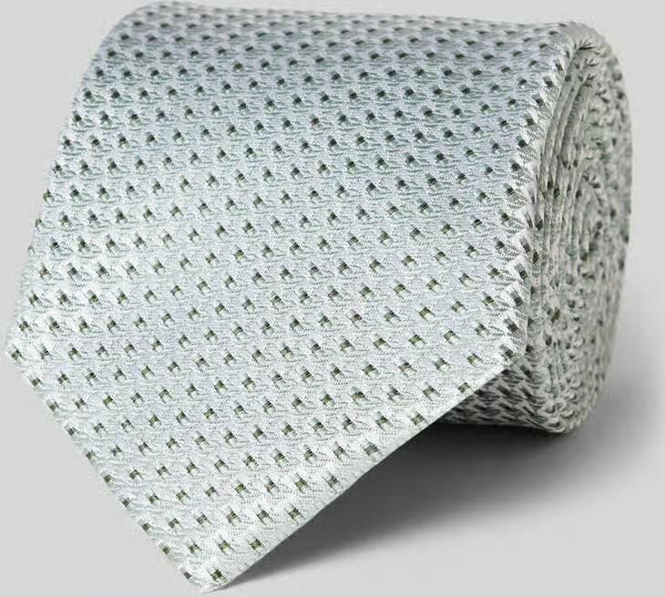 Olymp Zijden stropdas in all-over look (7 5 cm)