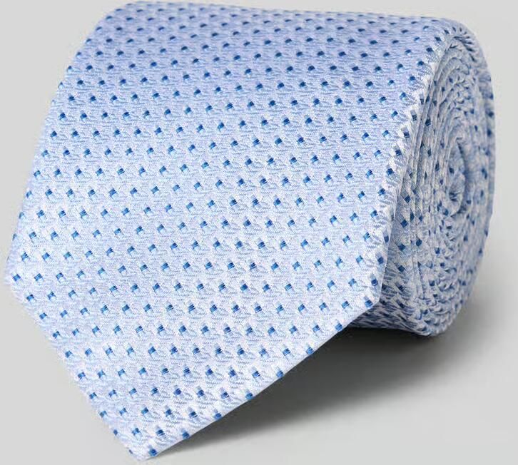 Olymp Zijden stropdas in all-over look (7 5 cm)