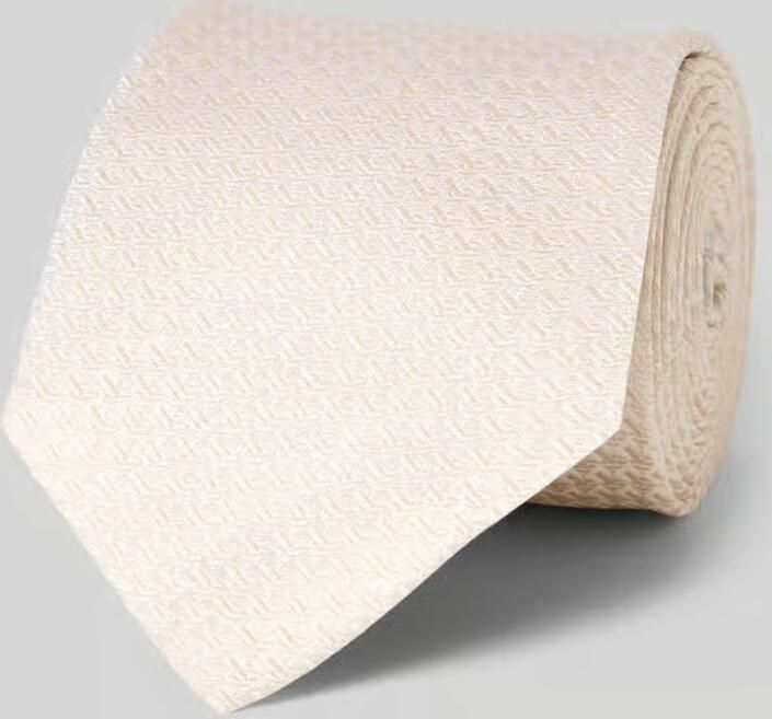 Olymp Zijden stropdas in all-over look (7 5 cm)