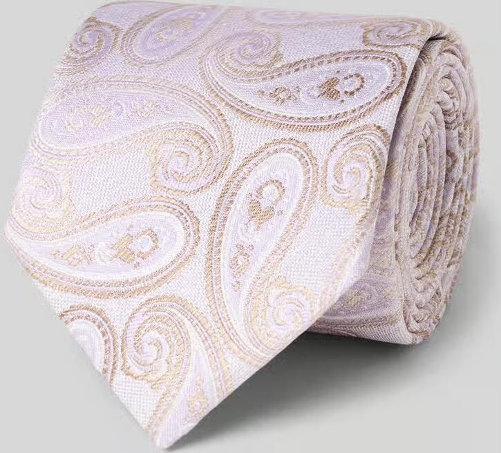Olymp Zijden stropdas in all-over look (7 5 cm)