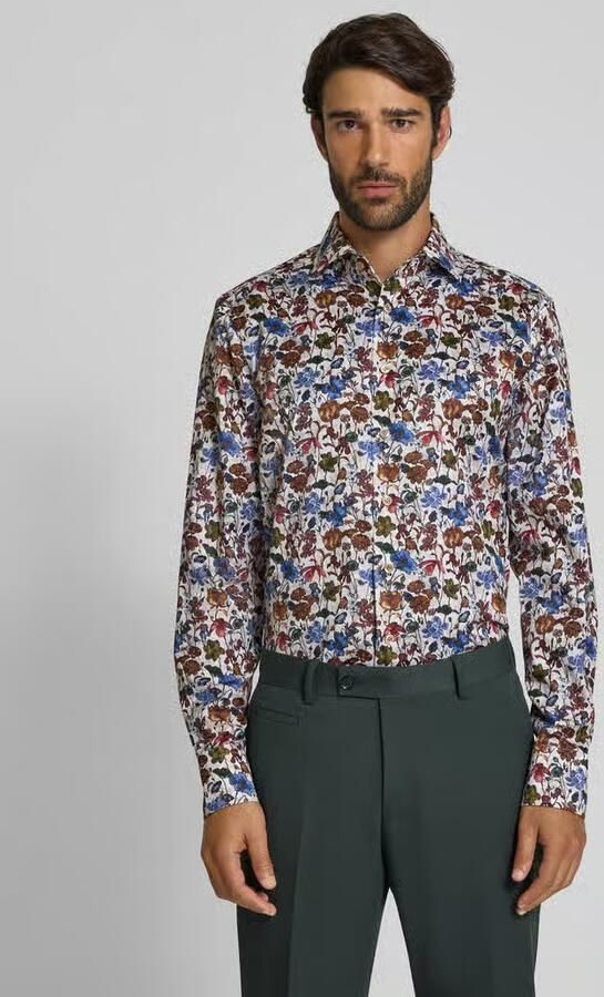 OLYMP SIGNATURE SLIM FIT Slim fit zakelijk overhemd met kentkraag model 'Savio' - Foto 2