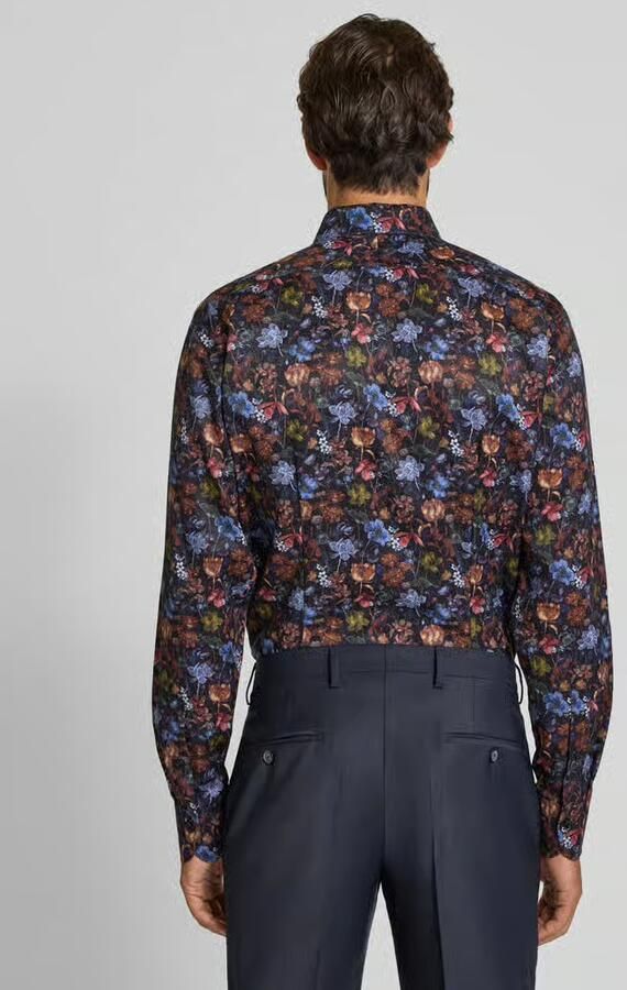 OLYMP SIGNATURE SLIM FIT Slim fit zakelijk overhemd met kentkraag model 'Savio'