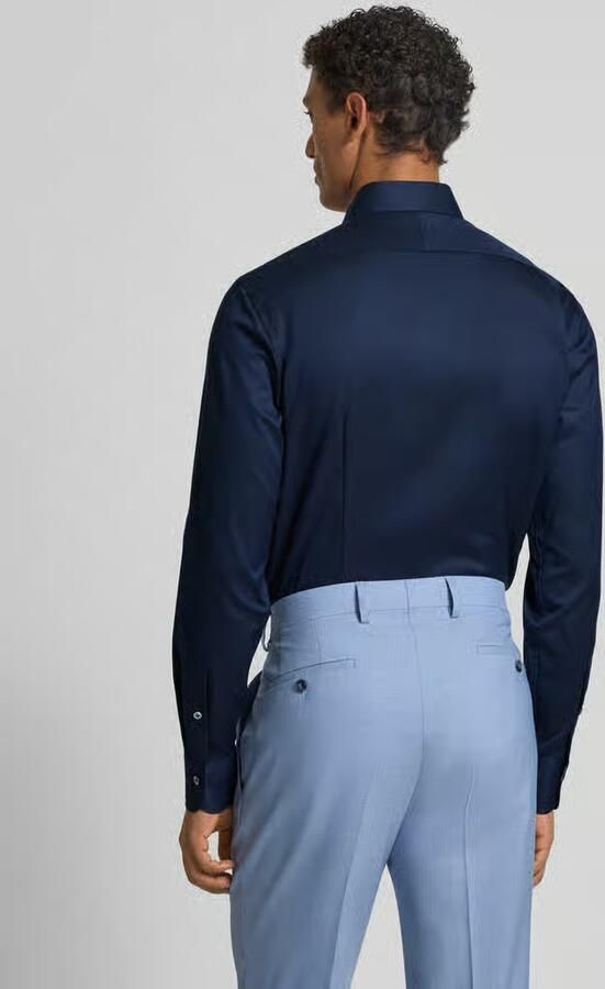 OLYMP SIGNATURE SLIM FIT Slim fit vrijetijdsoverhemd met kentkraag model 'Savio'