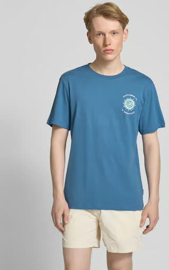 O'Neill T-shirt met labelprint en ronde hals - Foto 2