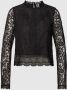 Only Regular fit kanten top met opstaande kraag model 'NEW KARO' - Thumbnail 1