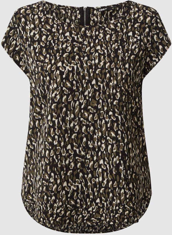 Only Blouseshirt met all-over motief model 'Vic'