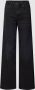 ONLY high waist wide leg jeans ONLMADISON washed black denim - Thumbnail 3