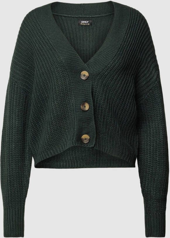 Only Gebreide cardigan met V-hals model 'CAROL'