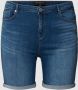 ONLY CARMAKOMA high waist short CARLAOLA donkerblauw denim - Thumbnail 2