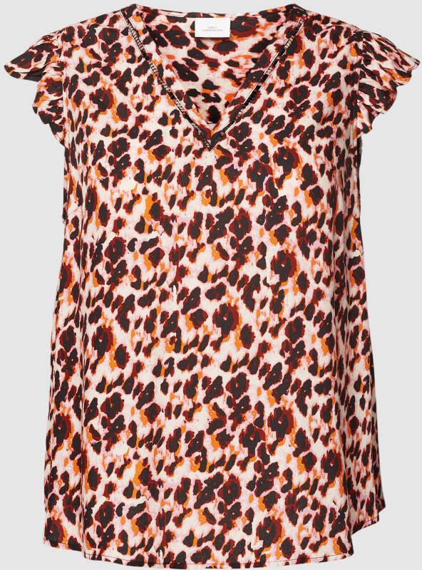 ONLY CARMAKOMA PLUS SIZE blouseshirt met all-over motief
