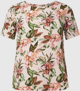 ONLY CARMAKOMA PLUS SIZE blouseshirt met bloemenmotief model 'LUXFAB'