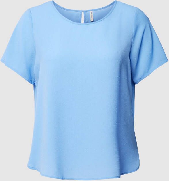 ONLY CARMAKOMA PLUS SIZE blouseshirt met ronde hals model 'CARLUXMIE'