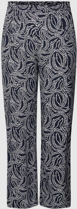 ONLY CARMAKOMA PLUS SIZE broek met all-over motief model 'LOLLI'