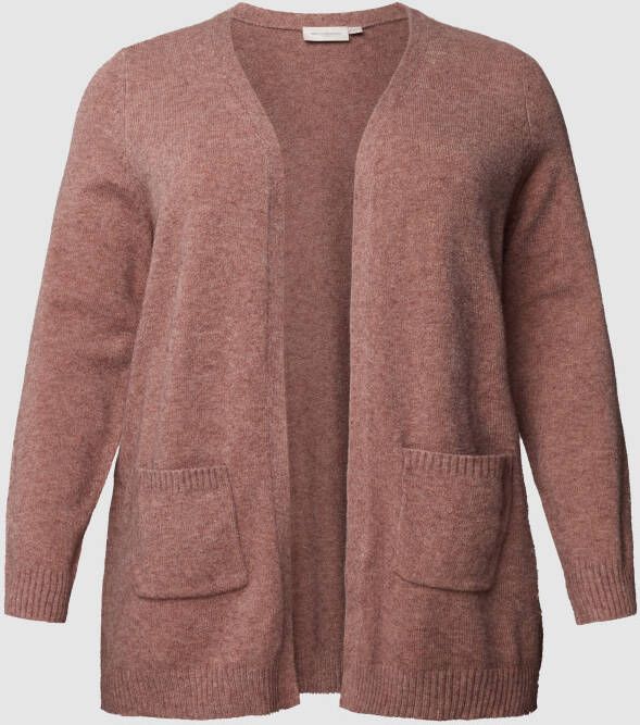 ONLY CARMAKOMA PLUS SIZE gebreid jack in gemêleerde look