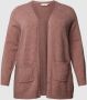 ONLY CARMAKOMA PLUS SIZE gebreid jack in gemêleerde look - Thumbnail 1