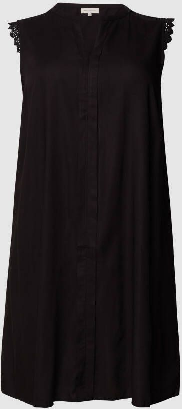 ONLY CARMAKOMA PLUS SIZE knielange jurk van katoen met tuniekkraag