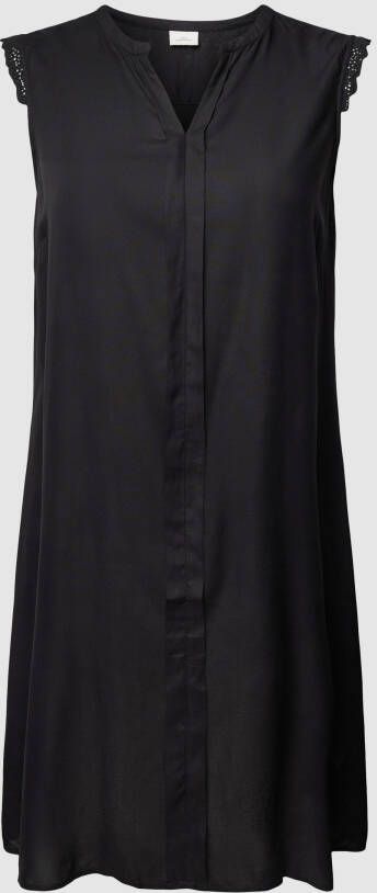 ONLY CARMAKOMA PLUS SIZE knielange jurk van katoen met tuniekkraag