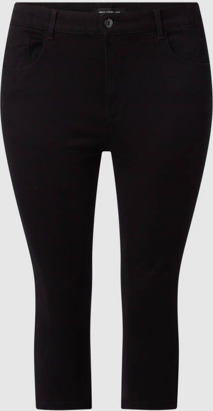 ONLY CARMAKOMA PLUS SIZE skinny fit capri-jeans met stretch model 'Augusta'
