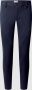 ONLY & SONS tapered fit broek met krijtstreep ONSMARK donkerblauw - Thumbnail 2