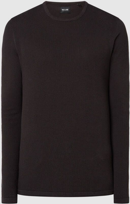 Only & Sons Gebreide pullover met ronde hals