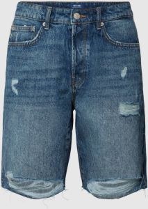 Only & Sons Korte jeans in destroyed-look model 'EDGE'