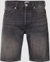 Only & Sons Korte jeans met labelpatch model 'EDGE' - Thumbnail 1