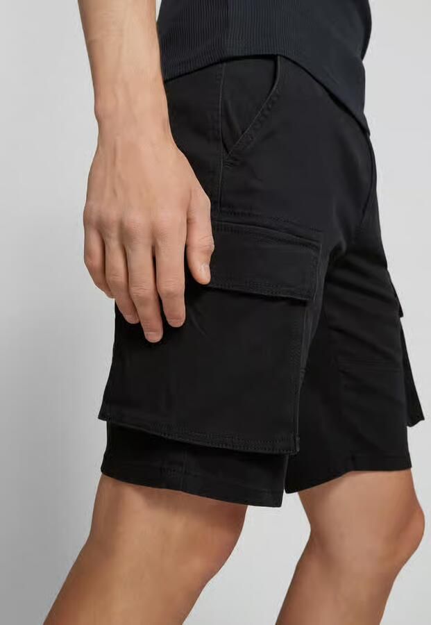 Only & Sons Regular fit korte cargobroek met riemlussen model 'CAM' - Foto 3