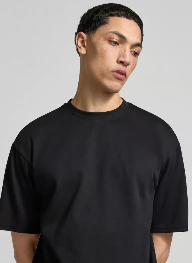 Only & Sons Boxy fit T-shirt van katoenmix model 'CASPIAN AIRFLEX BOXY' - Foto 4