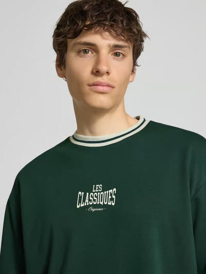 Only & Sons Boxy fit T-shirt van pure katoen model 'LES'