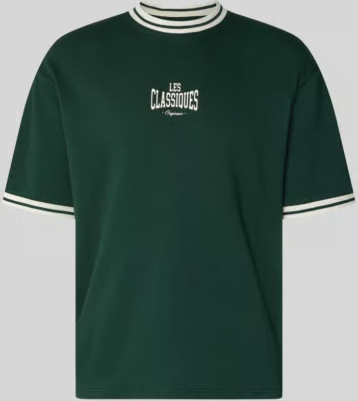 Only & Sons Boxy fit T-shirt van pure katoen model 'LES' - Foto 2