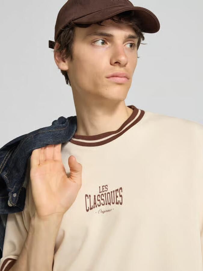 Only & Sons Boxy fit T-shirt van pure katoen model 'LES'