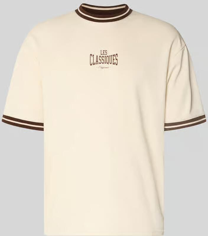 Only & Sons Boxy fit T-shirt van pure katoen model 'LES' - Foto 2