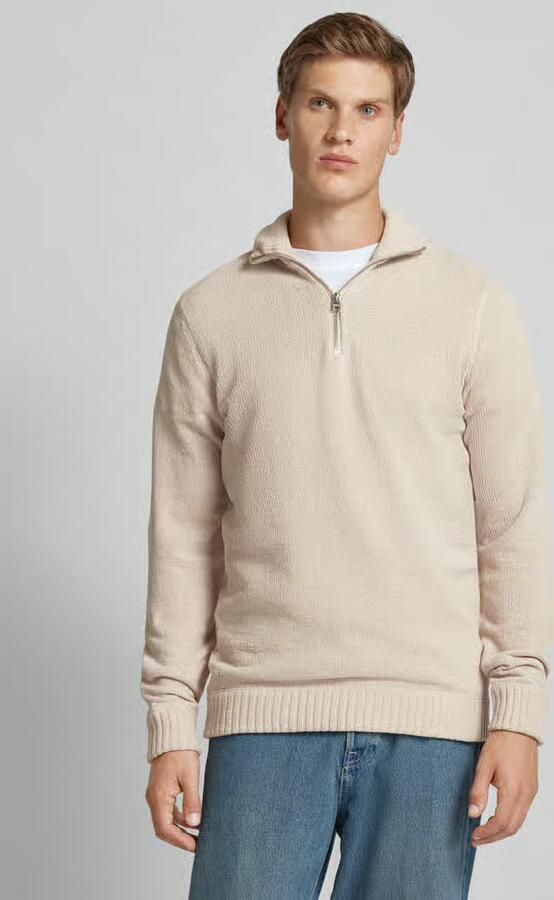 Only & Sons Gebreide pullover met opstaande kraag model 'ETHAN' - Foto 4