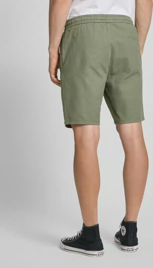 Only & Sons regular fit short van mix van katoen en linnen model 'LINUS' - Foto 4