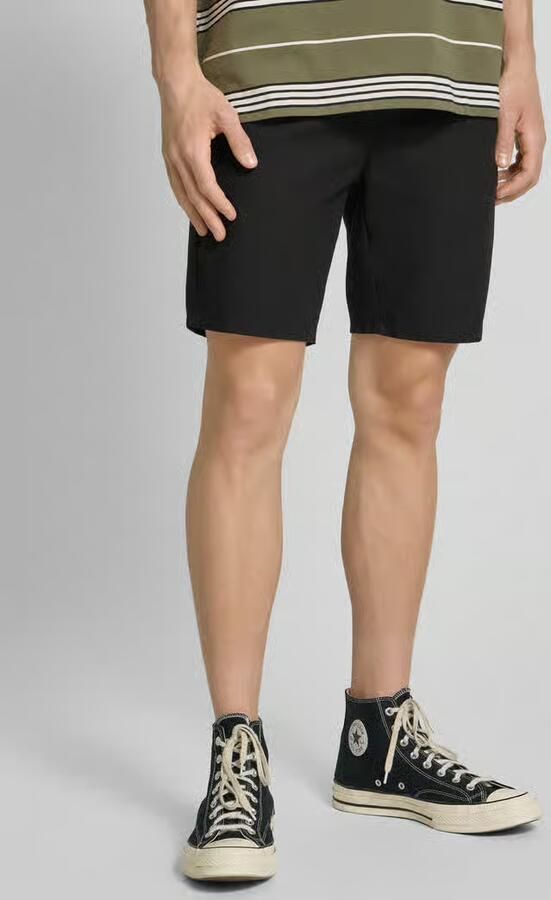 Only & Sons regular fit bermuda van mix van katoen en linnen model 'LINUS' - Foto 12