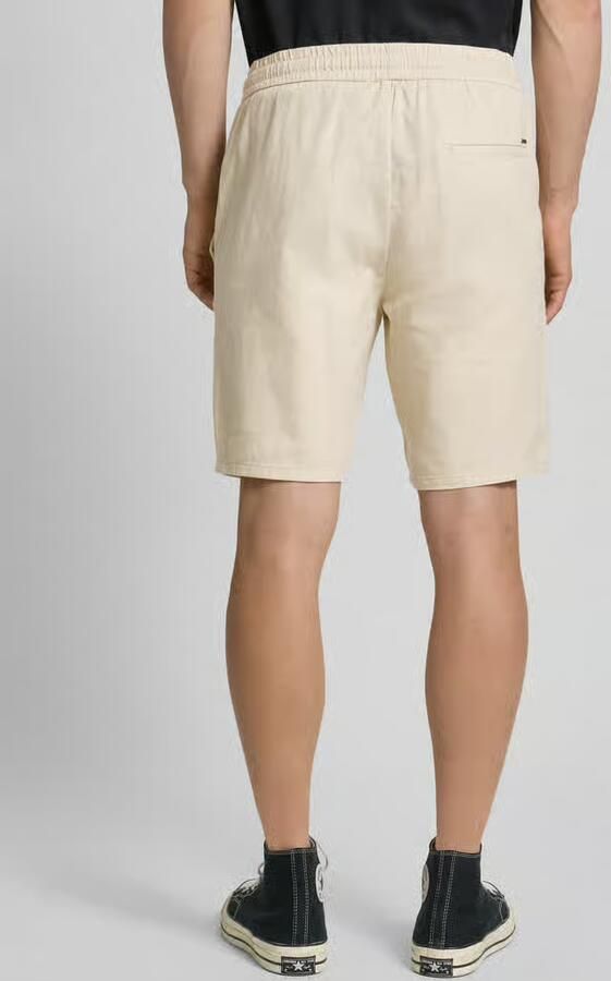 Only & Sons regular fit short van mix van katoen en linnen model 'LINUS' - Foto 5