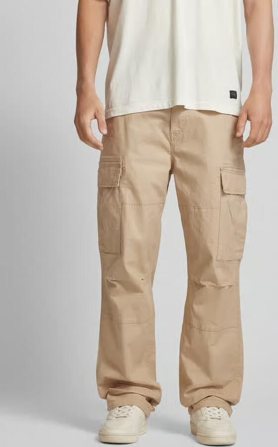 Only & Sons Loose fit cargobroek met riemlussen model 'RAY LIFE' - Foto 3