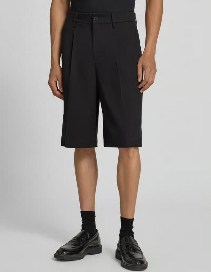 Only & Sons loose fit chinobermuda met viscose - Foto 2