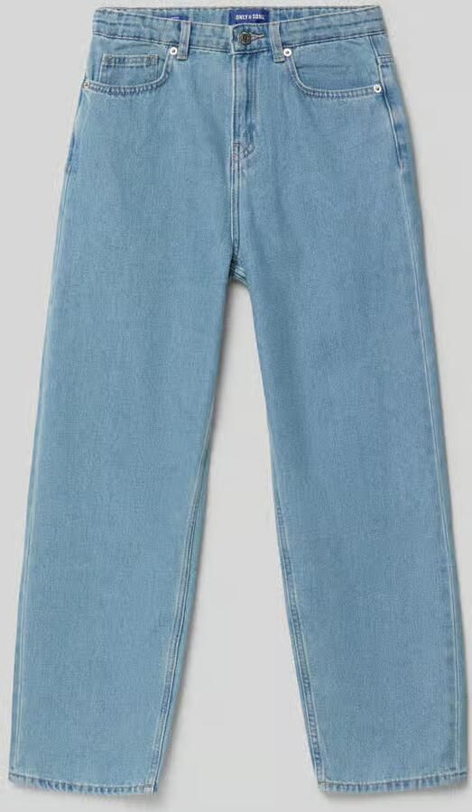 Only & Sons Loose fit jeans van katoenmix model 'FADE' - Foto 4
