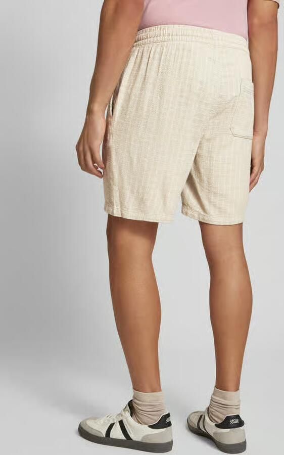 Only & Sons regular fit korte broek van mix van viscose en linnen model 'TEL LATHAM'