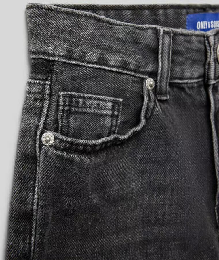 Only & Sons loose fit korte jeans van puur biologisch katoen model 'FADE'