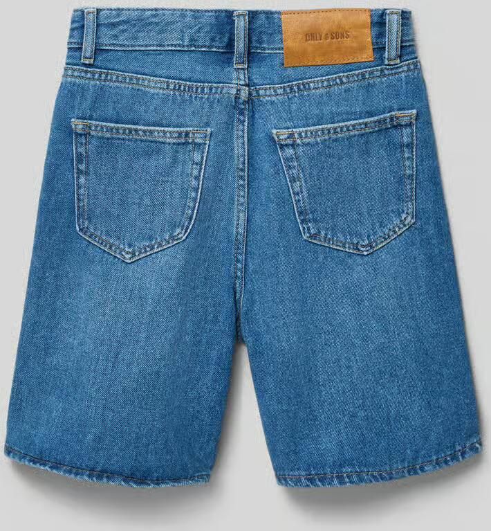 Only & Sons Loose fit korte jeans van puur katoen model 'FADE' - Foto 3
