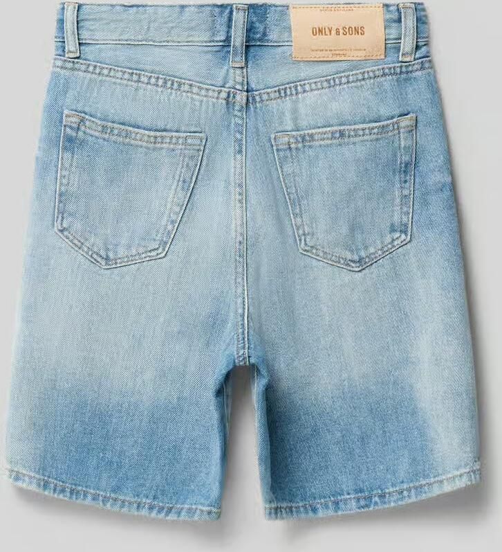 Only & Sons Loose fit korte jeans van puur katoen model 'FADE' - Foto 4