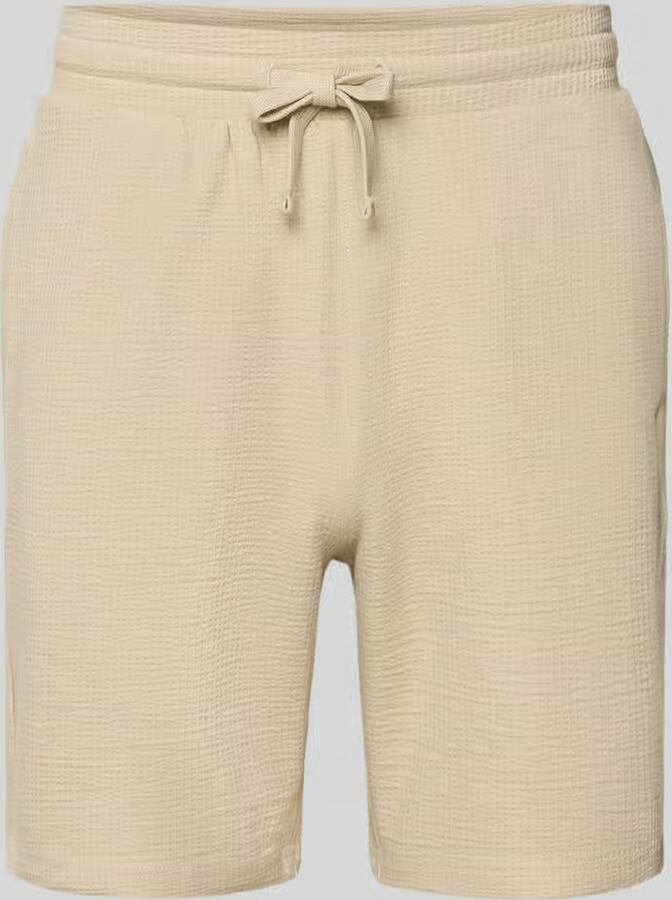Only & Sons Loose fit sweatshorts van mix van biologisch katoen model 'KIAN' - Foto 8