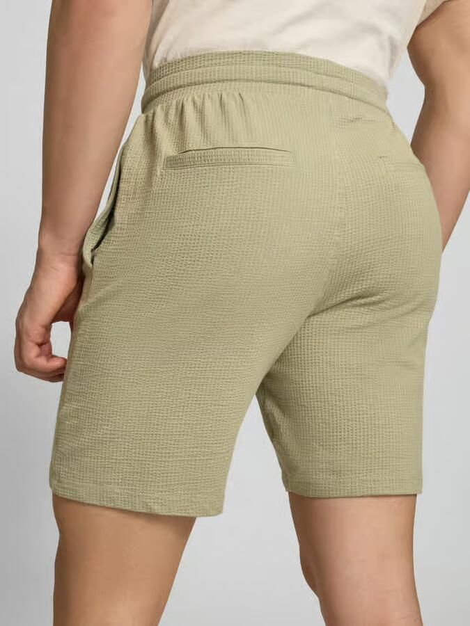 Only & Sons Loose fit sweatshorts van mix van biologisch katoen model 'KIAN' - Foto 7