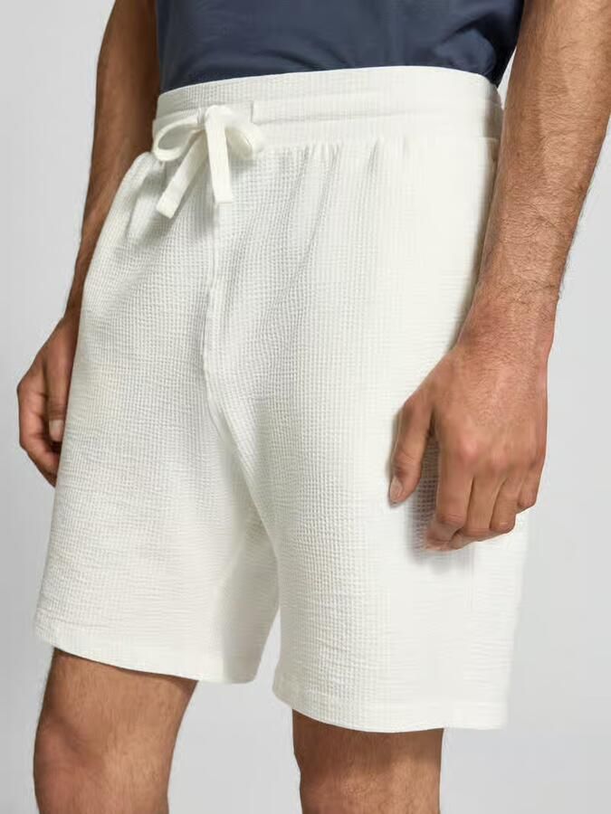 Only & Sons Loose fit sweatshorts van mix van biologisch katoen model 'KIAN' - Foto 3
